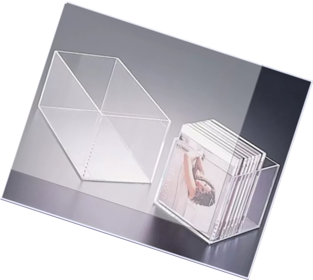 Acrylic CD/DVD display stand /acrylic display case box