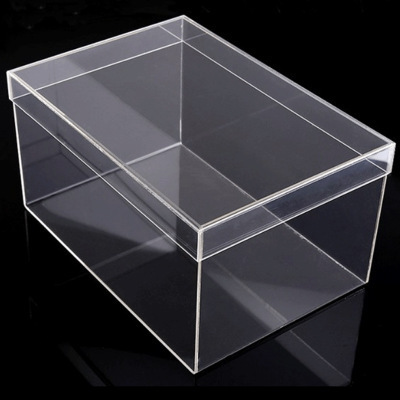 Acrylic box shoe transparent funny novelty acrylic glass selling well shoe box display case