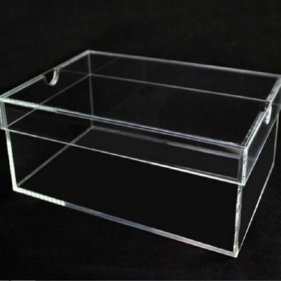 Acrylic box shoe transparent funny novelty acrylic glass selling well shoe box display case