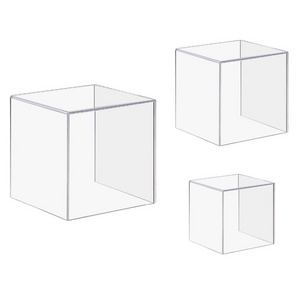 Acrylic Display Case display box 4 Sided Acrylic Cube Museum Box Case