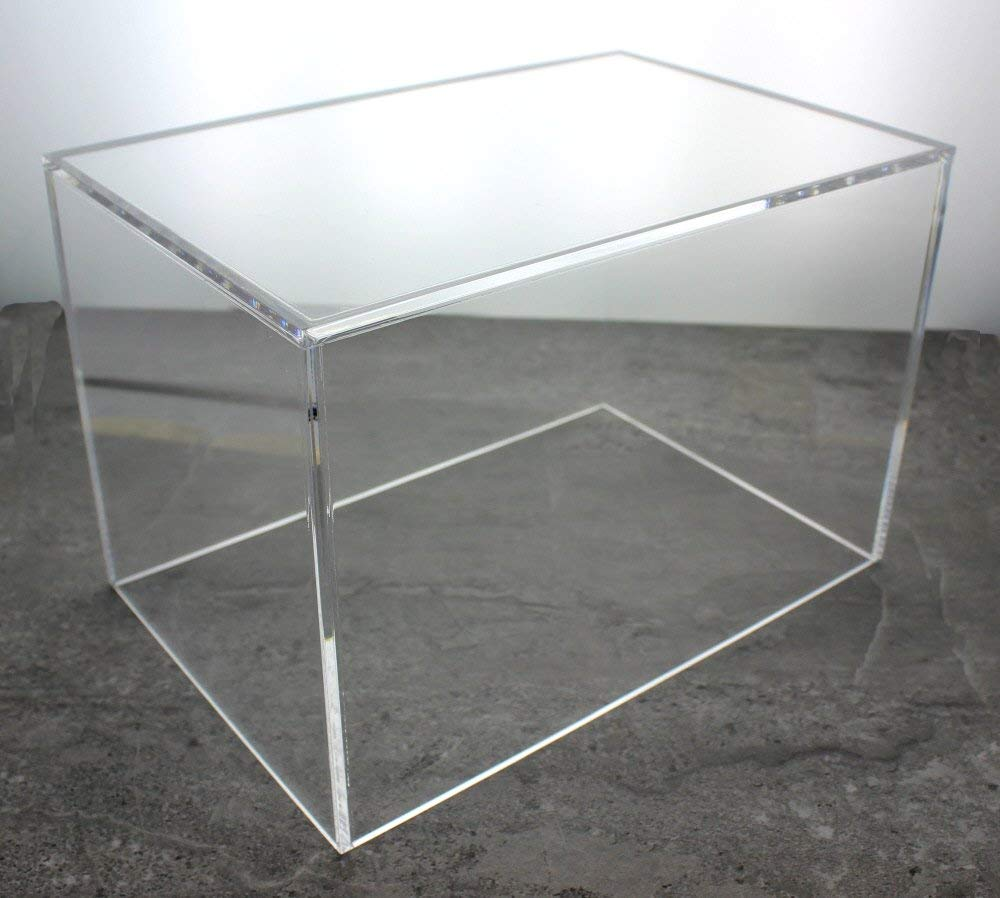 Wholesale Acrylic 5 Sided Box clear acrylic angled display cube boxes