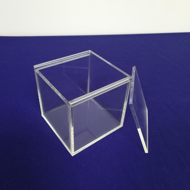 Clear Acrylic Sliding Lid Box, Acrylic Gift Box with Sliding Lid