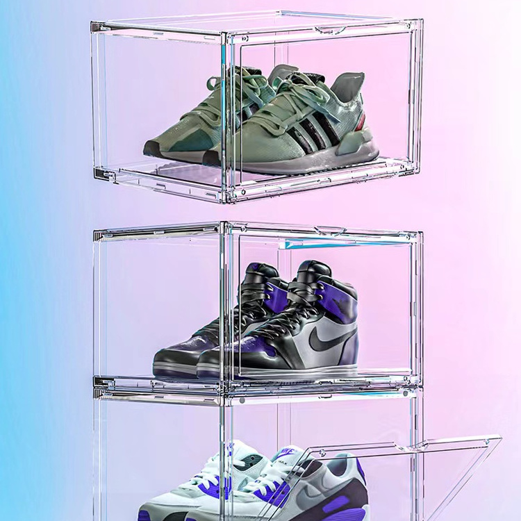 Acrylic assemble shoes box