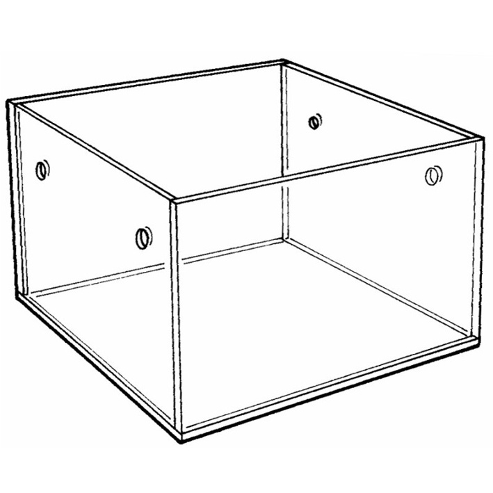 Acrylic CD/DVD display stand /acrylic display case box