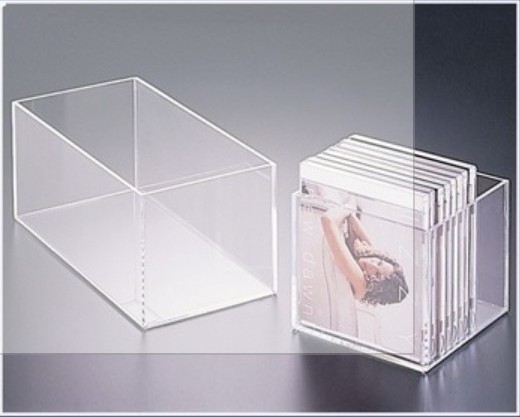 Acrylic CD/DVD display stand /acrylic display case box