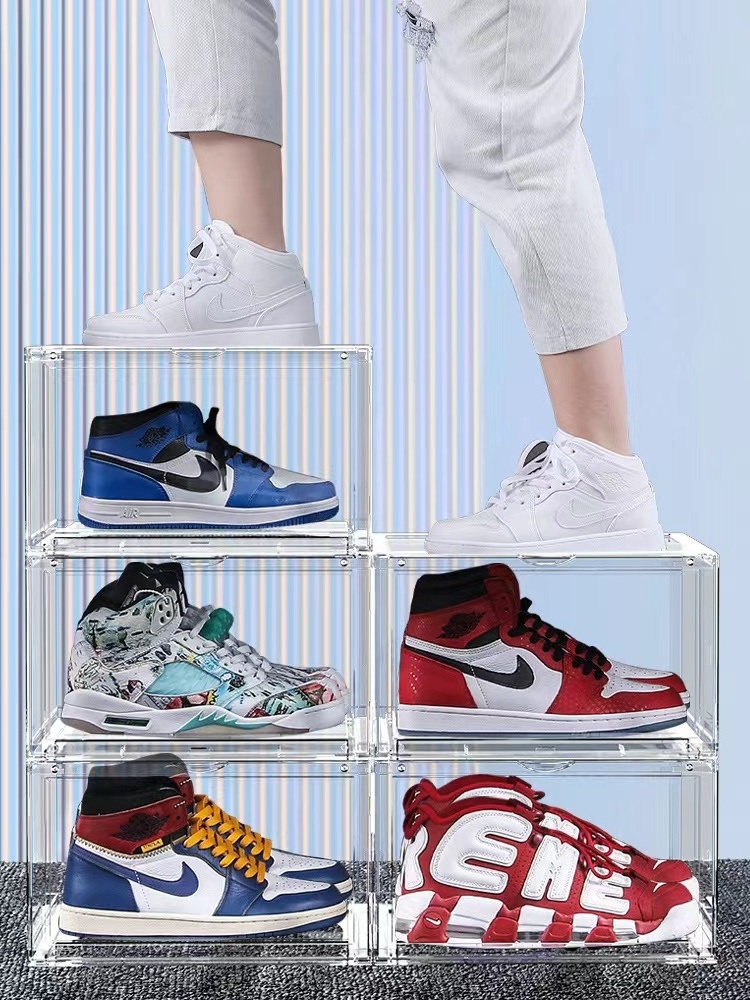 Acrylic assemble shoes box