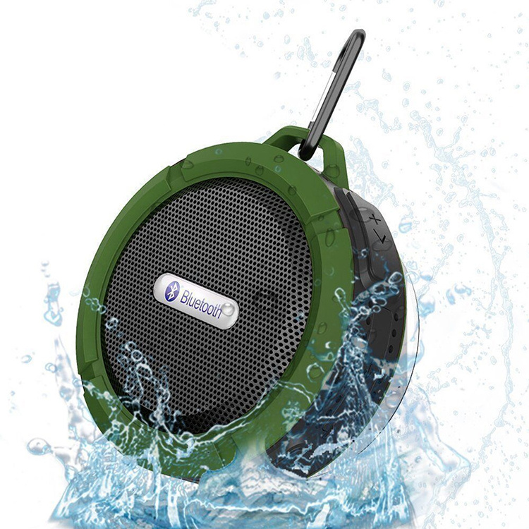 C6 IPX4 waterproof shower BT speaker with sucker hooker portable phone sport stereo wireless mini speaker