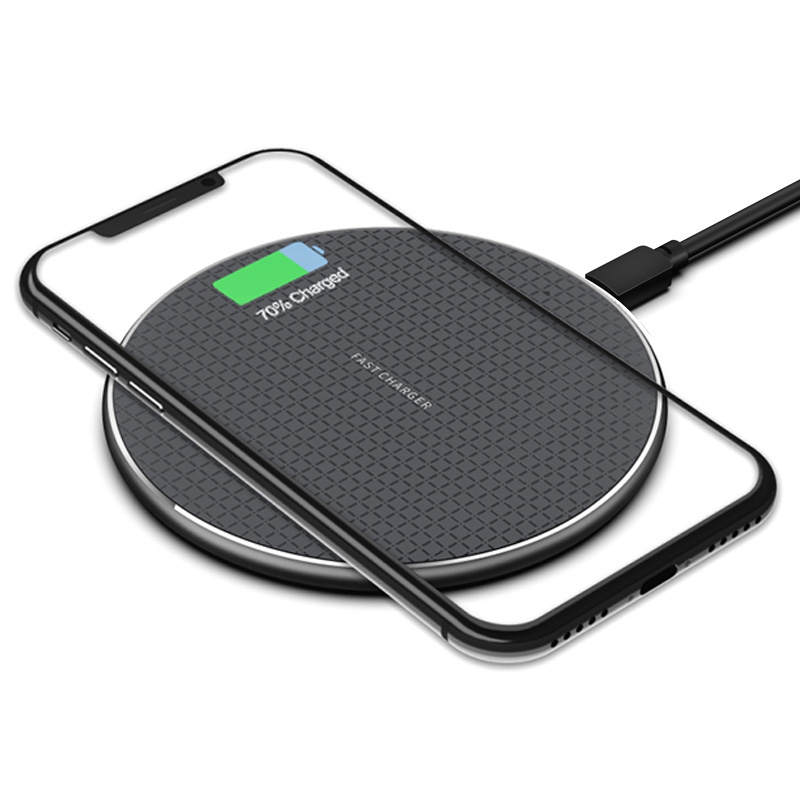 10W Qi Wireless Charger Pad K8 LED Light Fast Charging Wireless Charger for iphone Samsung Huawei