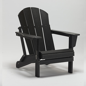 Factory direct HDPE Plastic Folding Adirondack Chair