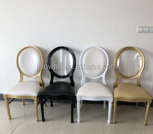 wholesale gold resin gold wedding folding chairs