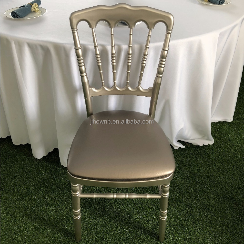 Factory Direct Resin Crown Royal Chair for Wedding Wholesale Price