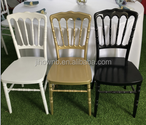 Factory Direct Resin Crown Royal Chair for Wedding Wholesale Price