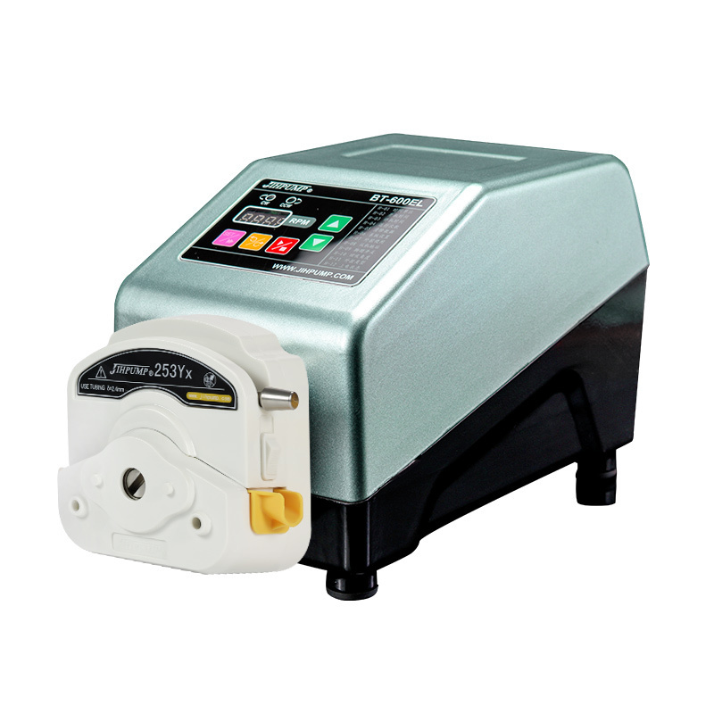 JIHPUMP 3000ml/min Small Precision Speed Control Peristaltic Pump Dual Head Stepp Silent Suppliers Water Liquid Dosing Pumps