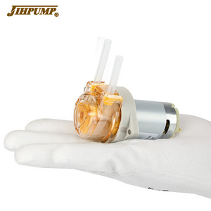 JIHPUMP 293KC Small 5v 6v Dc 12v 24v Mini Liquid Dosing Parts Micro Hose Water Peristaltic Pumps Arduino DIY