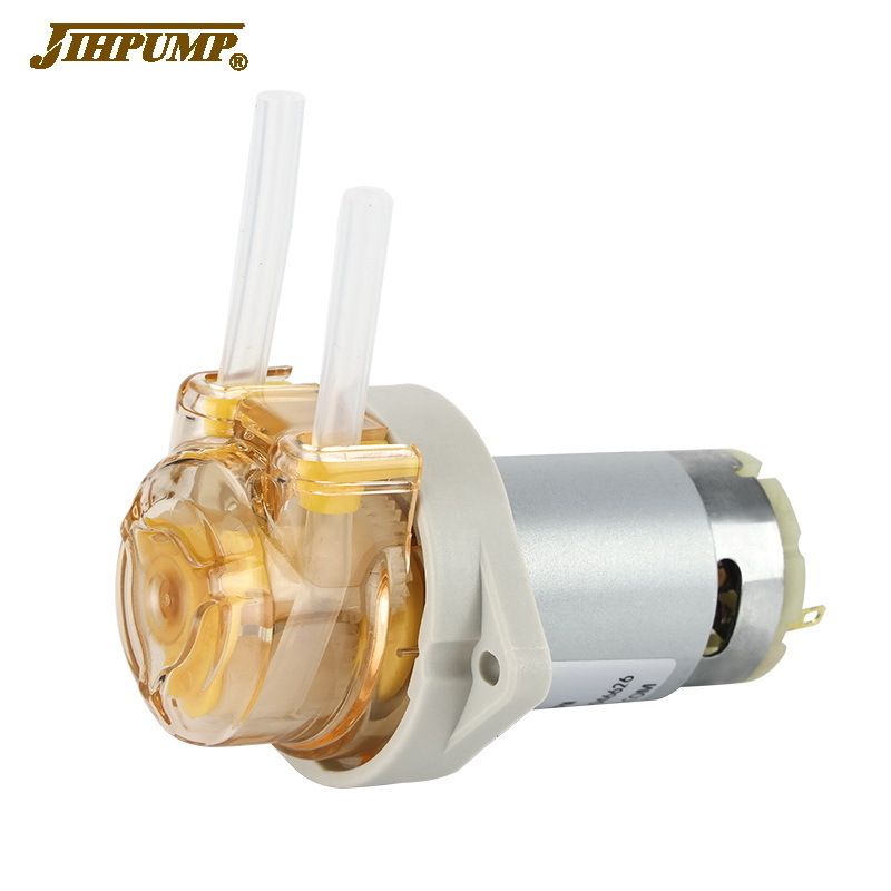 JIHPUMP 293KC Small 5v 6v Dc 12v 24v Mini Liquid Dosing Parts Micro Hose Water Peristaltic Pumps Arduino DIY