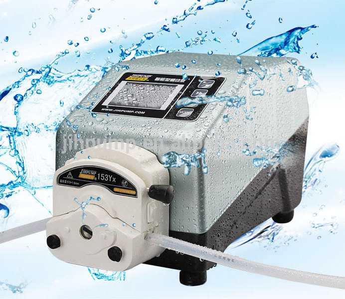 JIHPUMP 3000ml/min Small Precision Speed Control Peristaltic Pump Dual Head Stepp Silent Suppliers Water Liquid Dosing Pumps