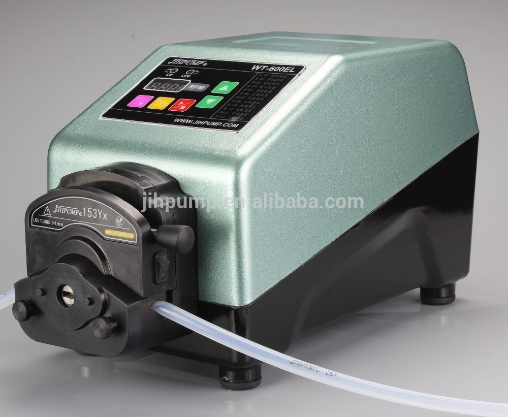 JIHPUMP 3000ml/min Small Precision Speed Control Peristaltic Pump Dual Head Stepp Silent Suppliers Water Liquid Dosing Pumps