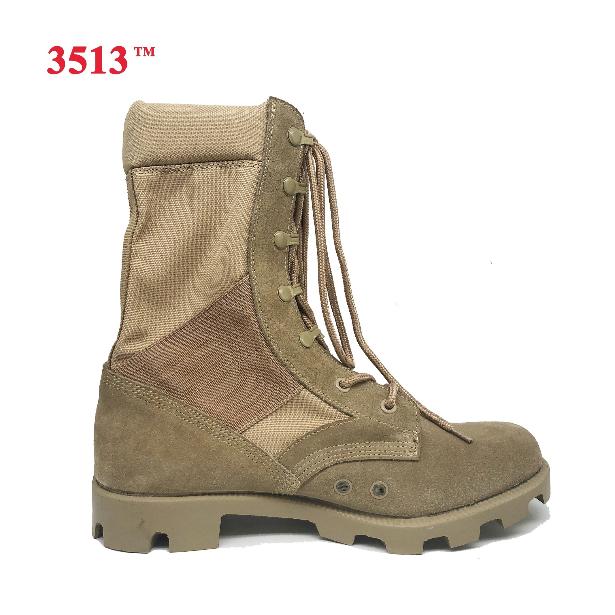 sand color nubuck ankle desert leather combat boots for men shoes