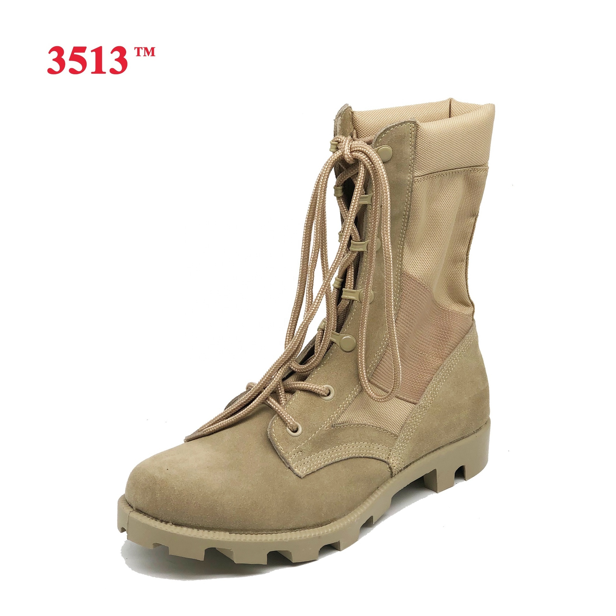 sand color nubuck ankle desert leather combat boots for men shoes