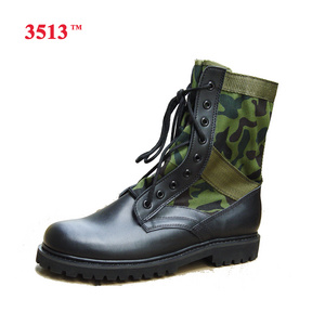 men camouflage canvas leather goodyear  combat liberty jungle boots