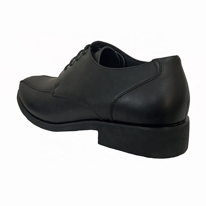 Comfortable And Durable Classical Black Driver Leather Shoes With Soft Sole