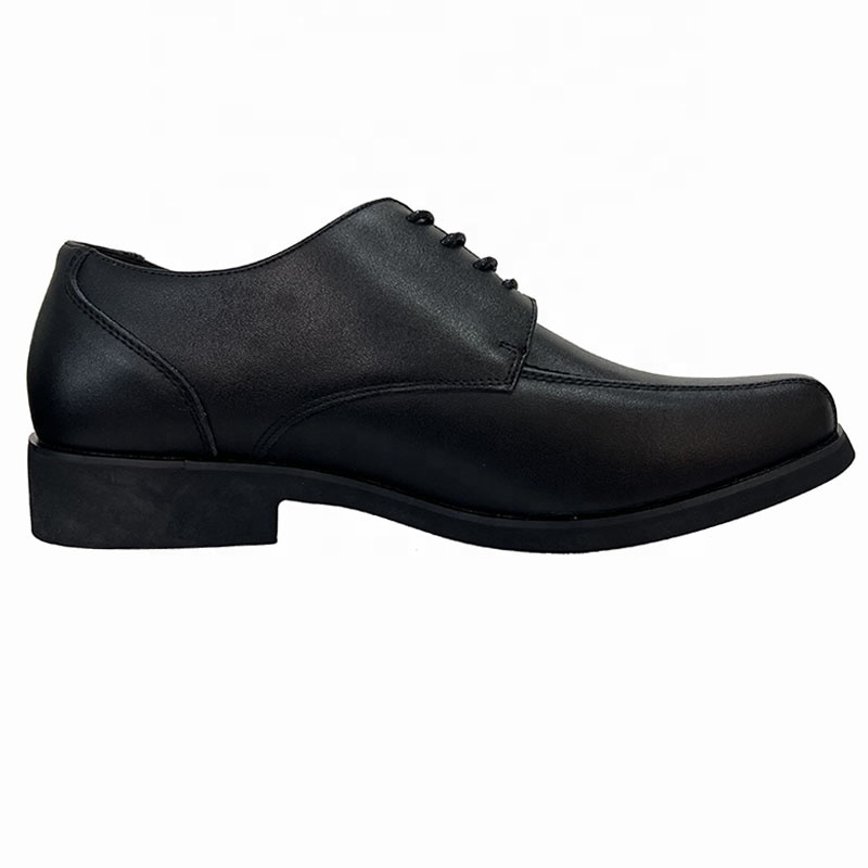 Comfortable And Durable Classical Black Driver Leather Shoes With Soft Sole