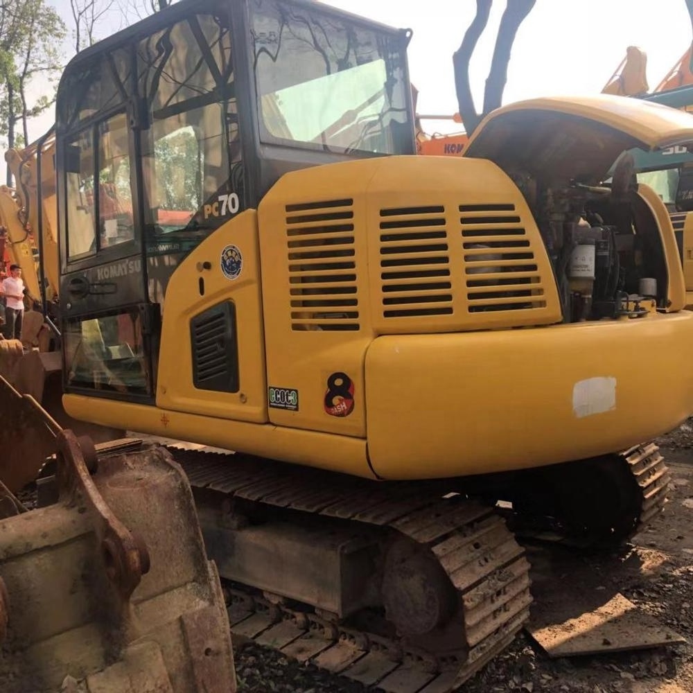 small komatsu pc70 pc70-8 7ton shovel backhoe used mini excavator in China