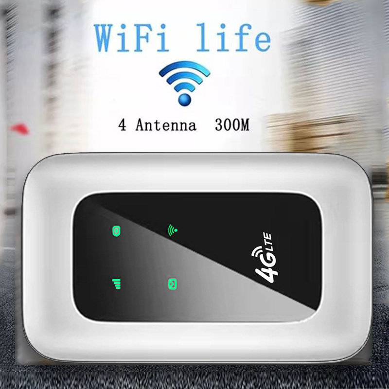 JIJA GS27 Mobile Hotspot 4g Router Wifi Mobile Mifis Unlocked 4G Lte Pocket Wifi with 2100mAh battery