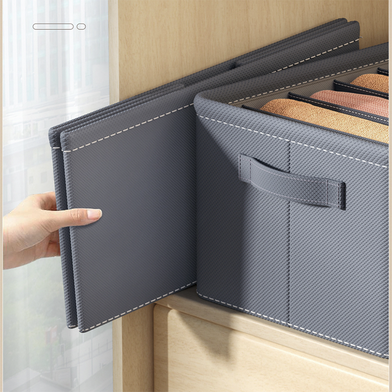 Hot Selling PP board clothes organizer closet storage underwear pants drawer divider home organizer storage box