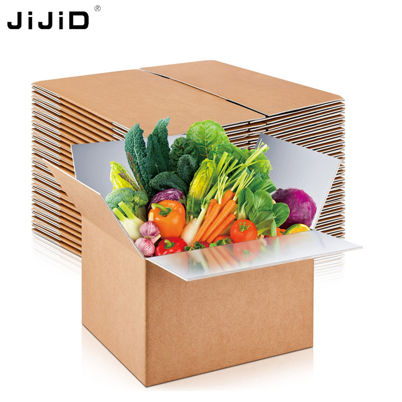 JiJiD  Wholesale Custom Shockproof All Kinds Of Insulated Carton Moving Boxes Frozen Insulated Box For Vegetables cold transport