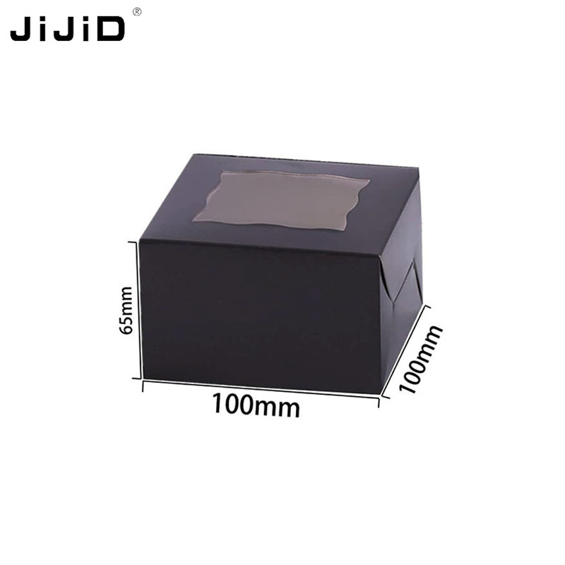 JIJID Cake Carrier for Cupcakes Pies Donuts Dessert Cardboard Boxes Cake Box with Window