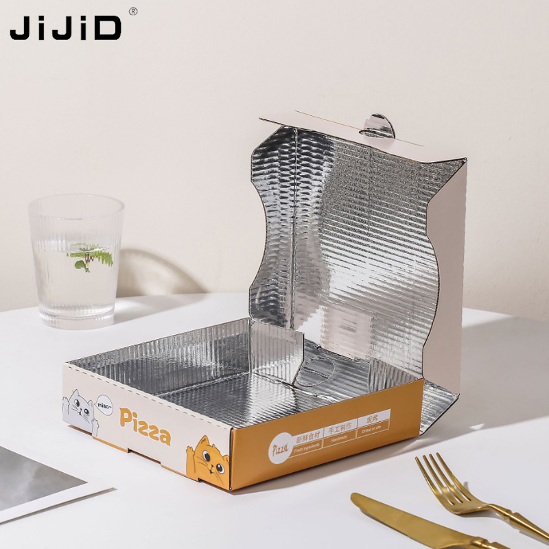 JiJiD Powerful Manufacturer Custom Printed Pizza Box China Wholesale Pizza Paper Packing Box