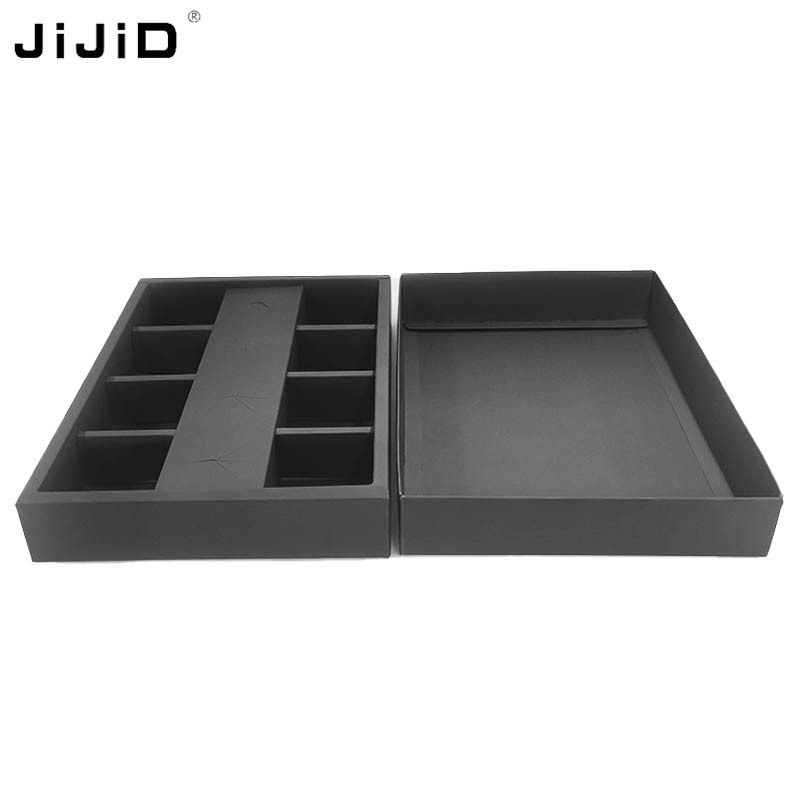 JIJID Wholesale Black Party Chocolate Favorite Box Grazing Box Catering Packaging Platter Box With Clapboard