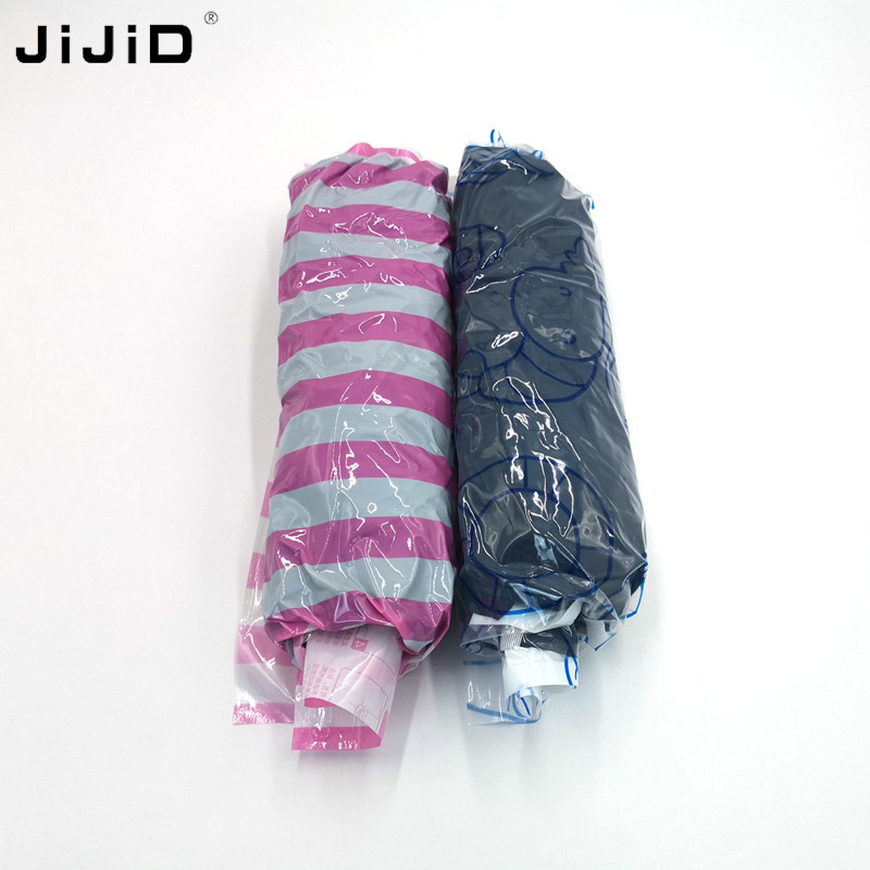 JiJiD Hand Rolling Compression Storage Bags for Clothes Plastic Vacuum Packing Sacks Travel Space Saver Bags for Luggage