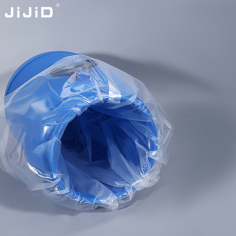 JiJiD 55 Gallon Liners Transparent Plastic Bag With Round Bottom 208 Liters Drum