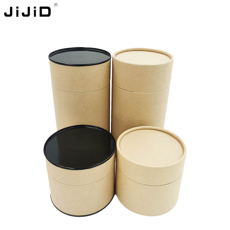 JiJiD Custom Food Grade Cylinder Container Tea Packaging Paper Tube Can