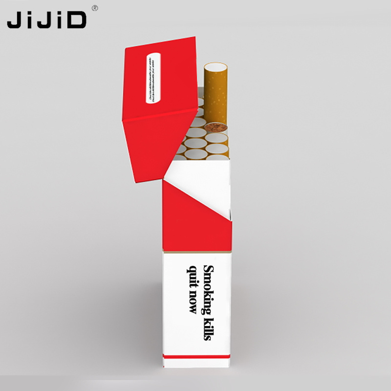 JIJID Disposable Custom Printing Paper Box Packaging Blank Cigarette Packs Empty CardboardPre Roll Cones Cigarette Box