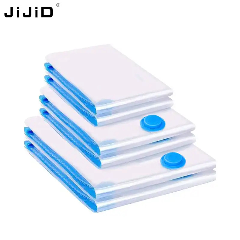 JIJID Valve For Travel Clothes Vacuum kids storage Bag Set Space Saver Vacuum Storage Bags With Pump