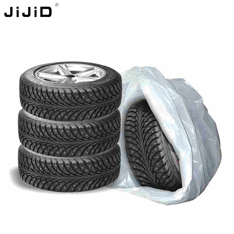 JiJiD Wheel Soft Cover Disposable Car Tire Cover Transparent Auto Tyre Dust Proof