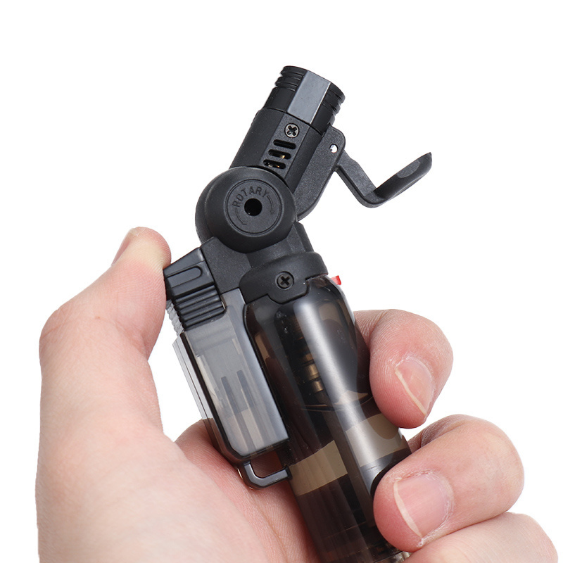 2023 Windproof Lighter Cigar Lighter Steady Jet Flame Mini Pro Torch Refillable Gas Lighter