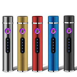 Electronic Arc Portable Metal Lighter Cigarette Tobacco USB Rechargeable Lighter Other Lighters & Smoking Accessories