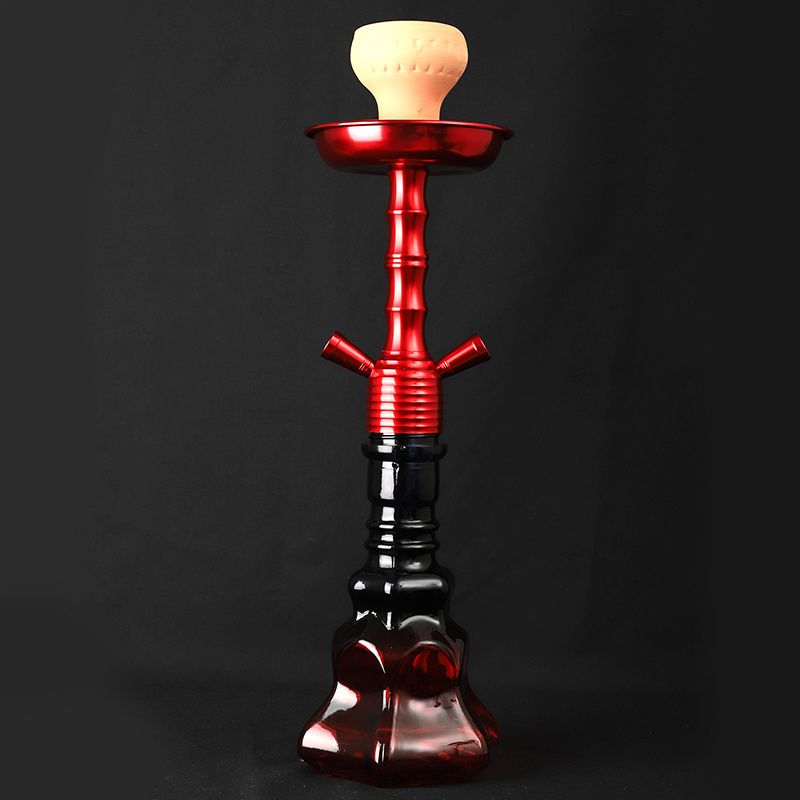 Unique Design Hookah Shisha Flavors Red Portable Hookah for Smoke Bar Accessories