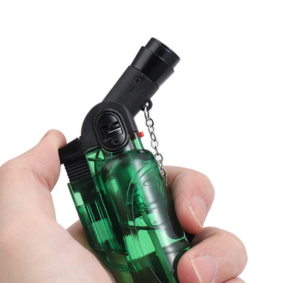 Portable Windproof Lighter Jet Frame Torch Lighter Butane Lighter Refillable Torch Lighter