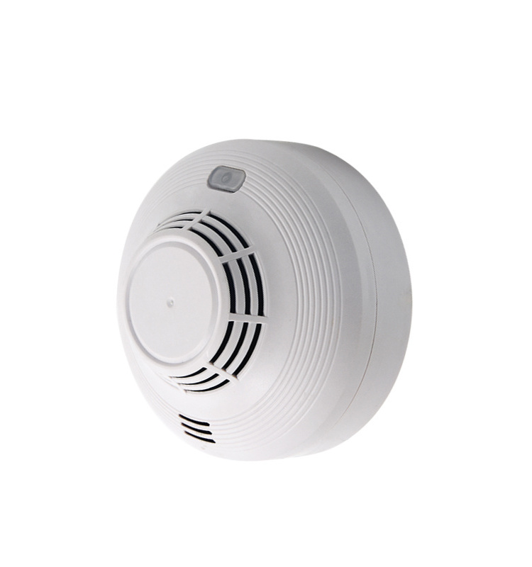 Photoelectric Fire Alarm Cigarette DC 9V Battery Operated Smoke Detector with Relay Output