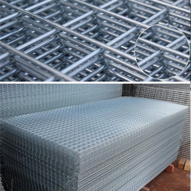 Welded Rebar Net Iron Builders Netting Heavy Gauge Galvanized Panels Stainless Steel Fence Wire Mesh