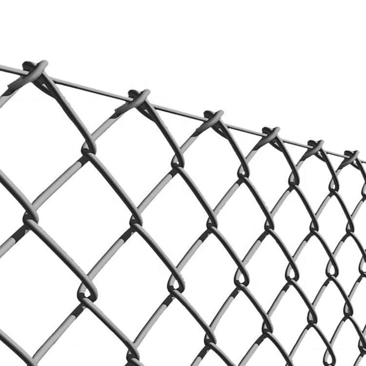 Chain link fence de PVC color verde/ negro 3mm diametro garden fencing wire