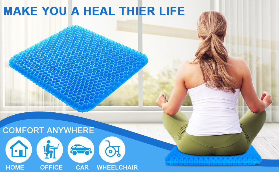 High Quality Wholesale Cheap gel cushion seat seat cushion gel comfortable gel enhanced seat cushion