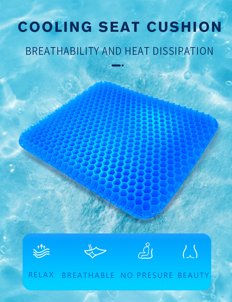 High Quality Wholesale Cheap gel cushion seat seat cushion gel comfortable gel enhanced seat cushion