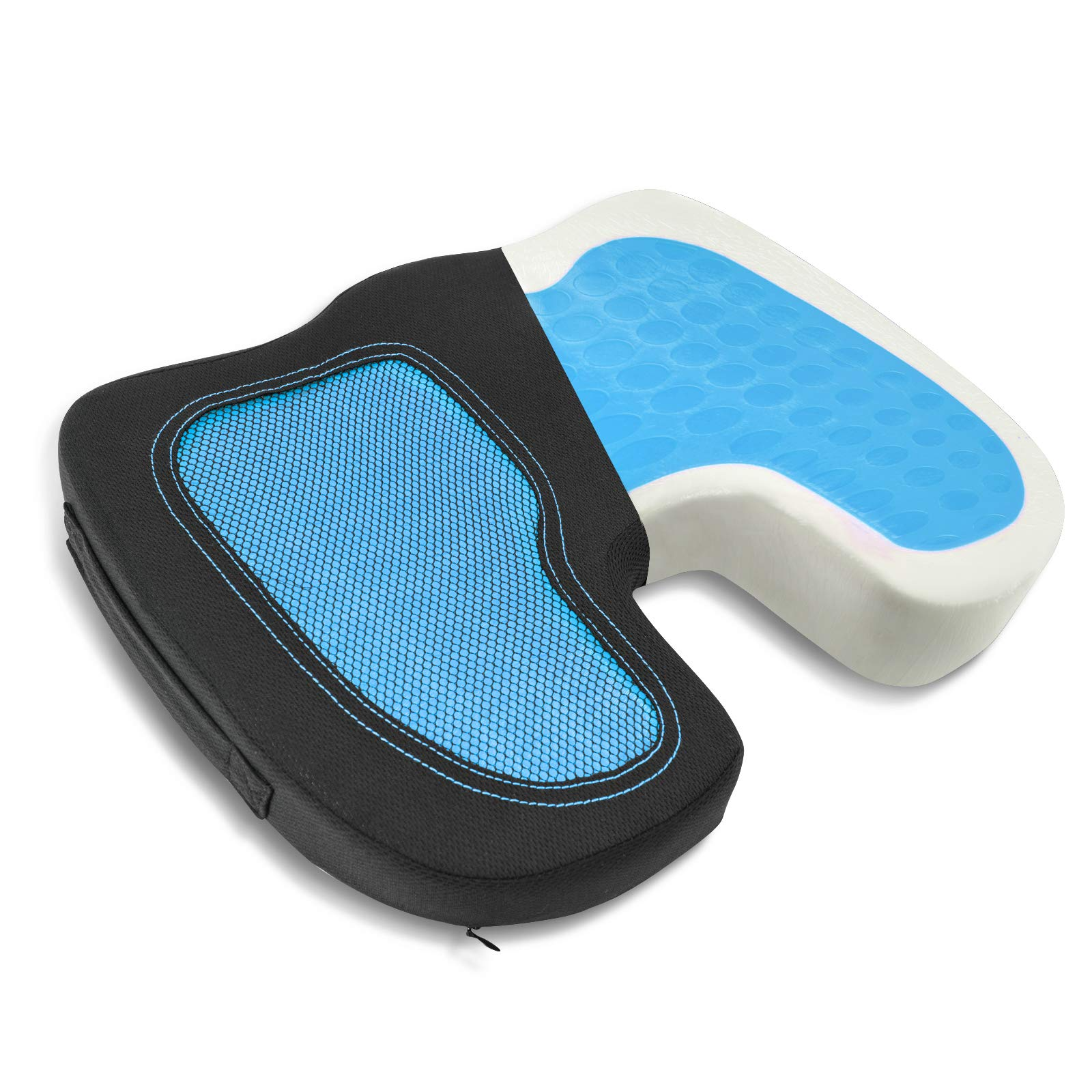 Hot Sale Gel Infused Memory Foam Seat Cushion Gel Seat Cushion For Office Chair Gel Cushion Seat