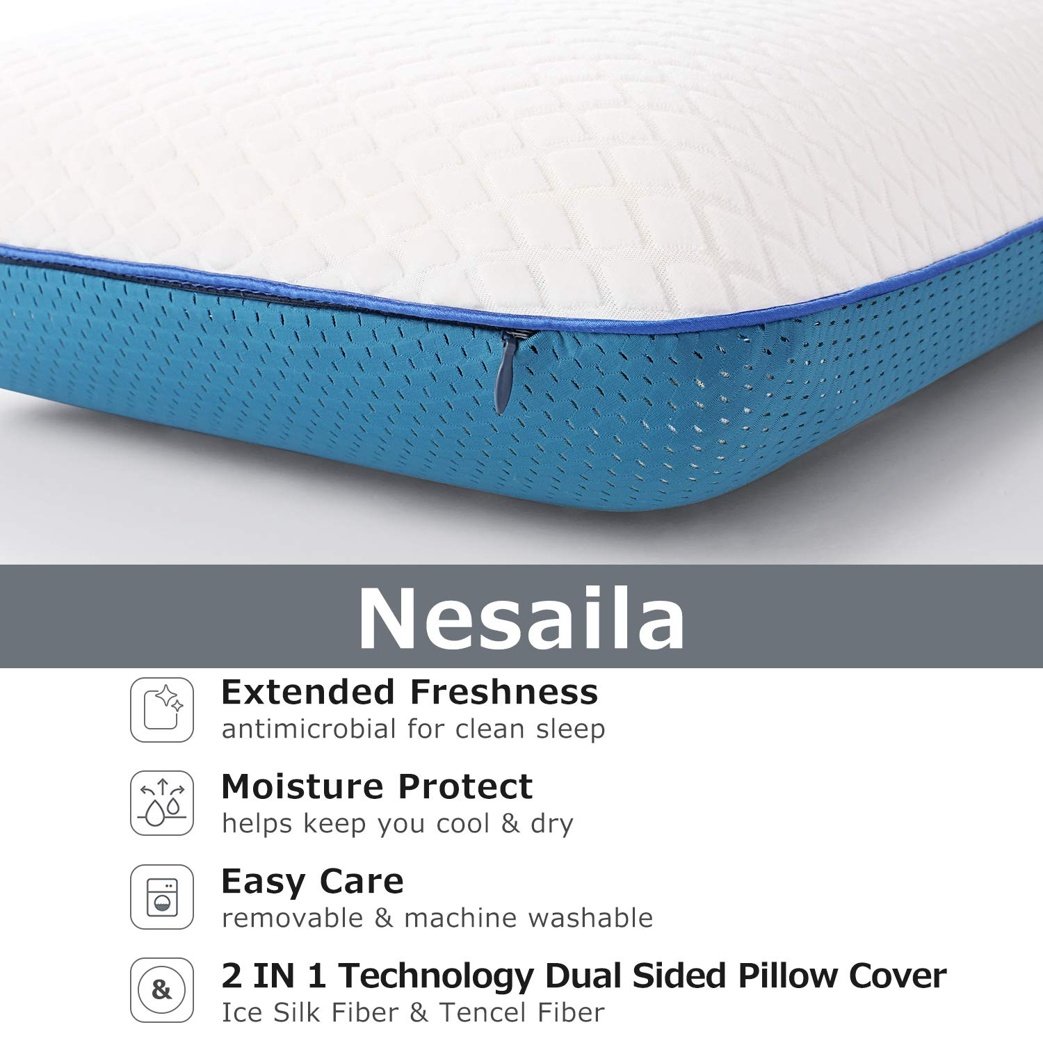 orthopedic cooling gel memory foam sleeping pillow pillows gel memory foam pillows on sale hot